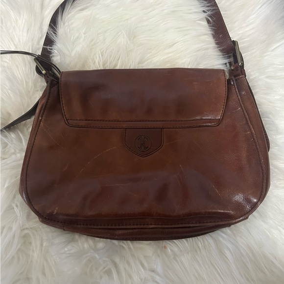Cole Haan Brown Leather Shoulder Bag - Picture 3 of 7